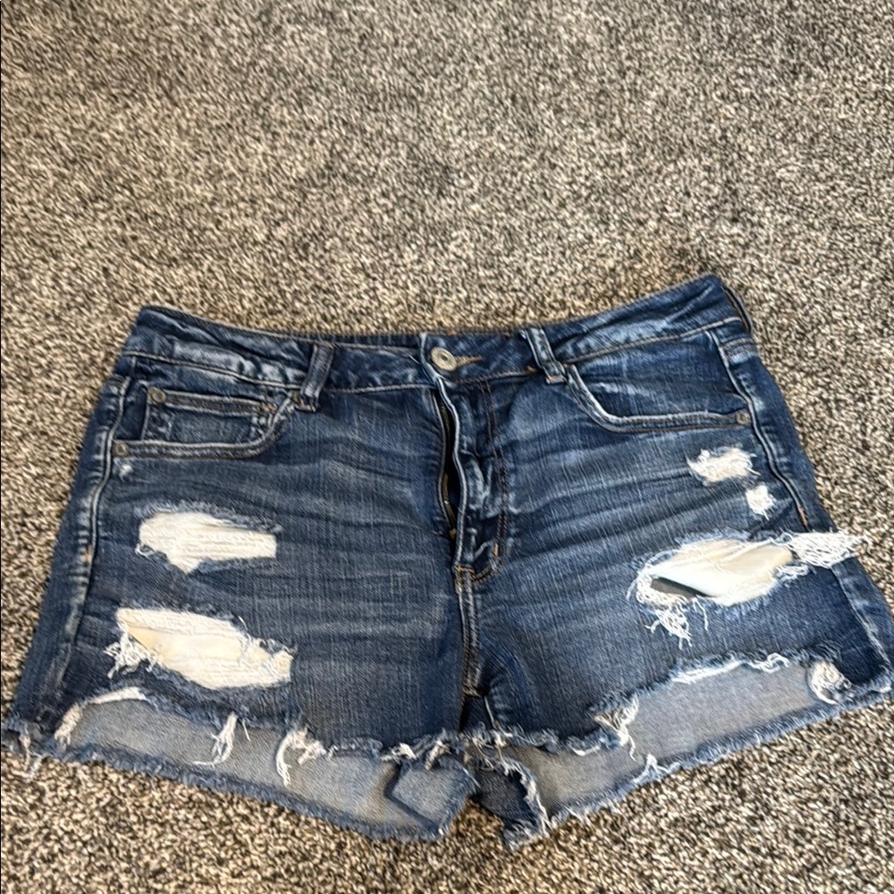 American Eagle Distressed Denim Shorts